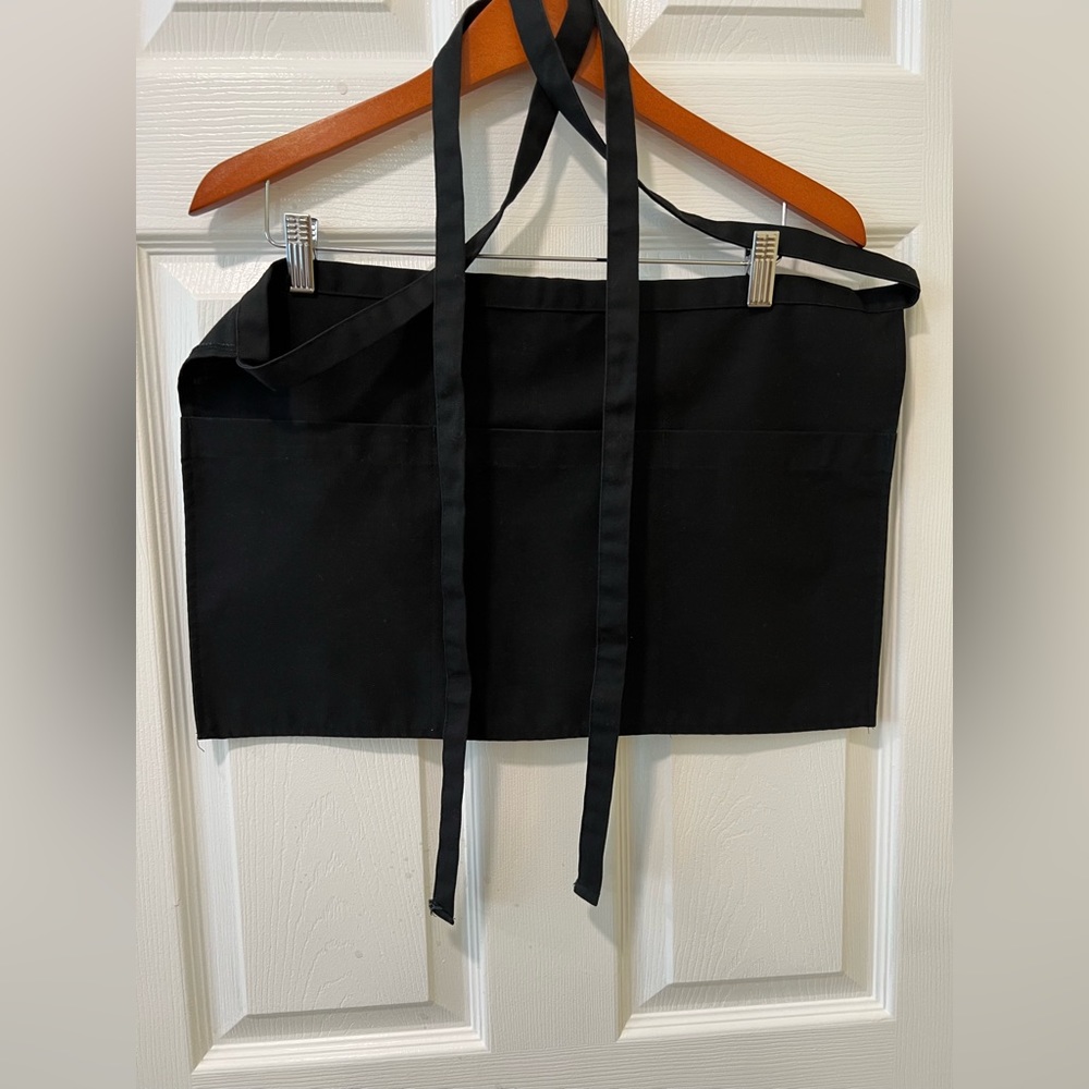 Barco Waiter/Waitress Black 3-Pocket Uniform TieApron Pre-Owned Great Condition
